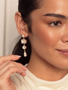 Hilton Drops Earrings | Gold & Silver | Olive & Piper