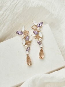 Zofia Drops Earrings in Gold | Summer Palette | Olive & Piper